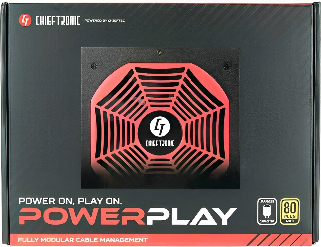 Блок питания Chieftec PowerPlay(ATX 2.3, 650W, 80 PLUS GOLD, Active PFC, 140mm fan)Full Cable Management, LLC design, Japanese - фото №15