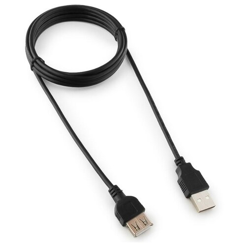 Кабель-удлинитель Gembird USB 2.0, AM/AF, 1.8м, черный, пакет CC-USB2-AMAF-6B 16059658