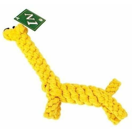 N1 Игрушка для собак Грейфер в форме жирафа желтый 22 см грейфер в форме жирафа 1 22 см