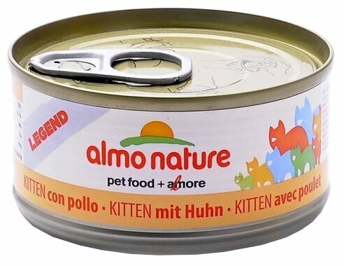 ALMO NATURE KITTEN LEGEND HFC для котят с курицей (70 гр х 24 шт) - фотография № 2