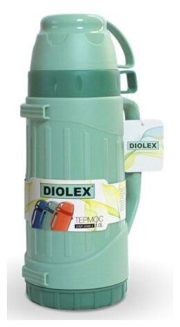 Термос Diolex DXP-1000-G зеленый 1л - фотография № 1