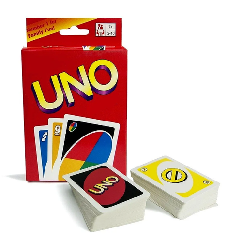 Игра настольная карточная Uno 108 карт / Карточная игра Уно / UNO желтый, красный, оранжевый