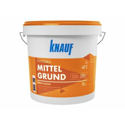 Грунт Knauf Миттельгрунд 10 кг концентрат 1:5 грунт knauf миттельгрунд для впитывающих оснований 10 кг