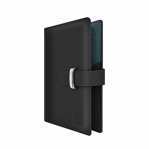 Визитница WIWU Ambassador Passport, гладкая, матовая, черный the first layer of leather boarding card wallet passport new rfid leather passport wallet wallet passport bag