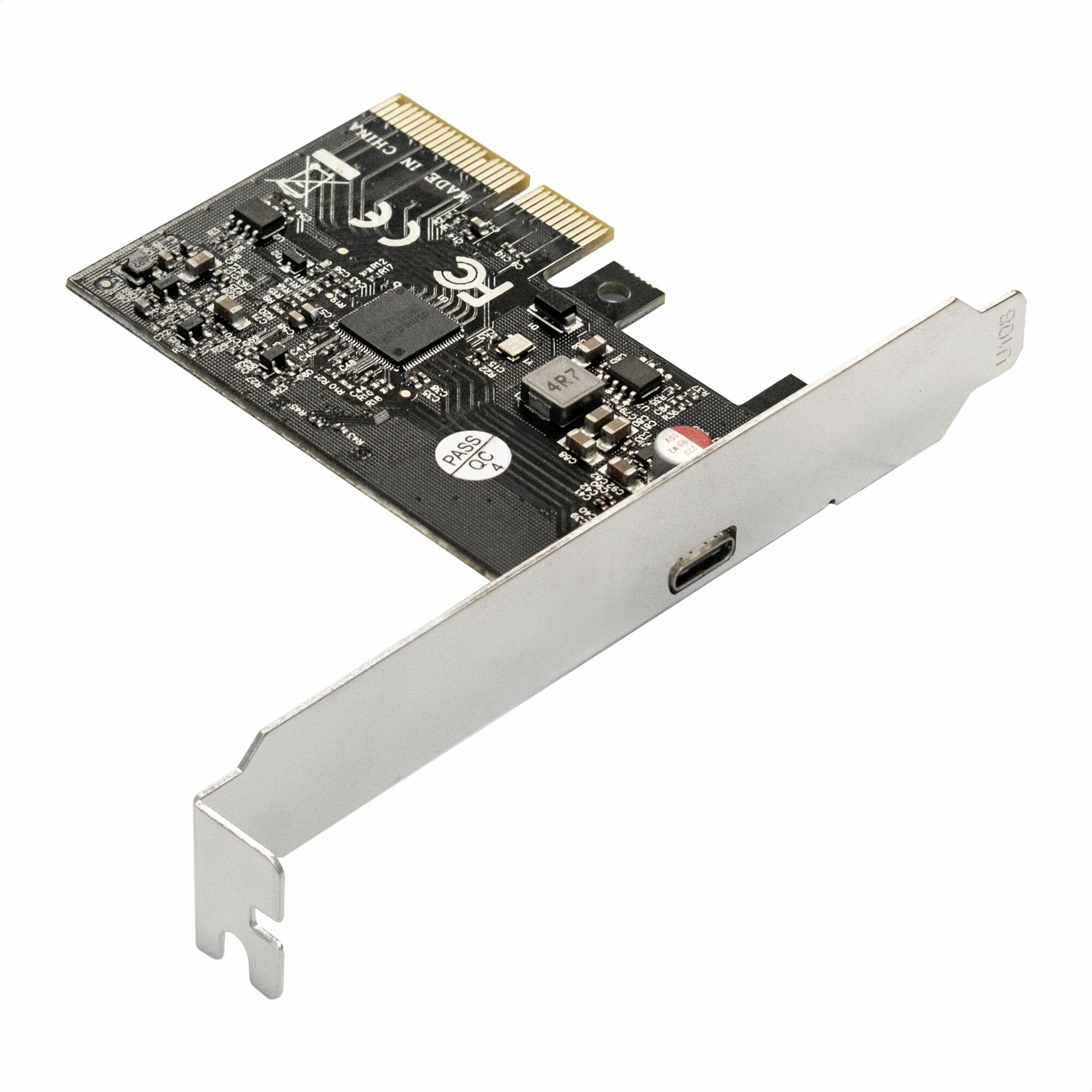 Контроллер ExeGate EXE-321 (PCI-E x4 v3.0, 20Gbps (USB3.2 GEN2x2) Type-C ext, ASMedia Chipset ASM3242)