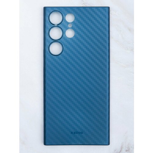 Case for Samsung S23 Ultra Air Carbon / Чехол Самсунг S23 Ультра KZDOO/ Ультра тонкий / Синий
