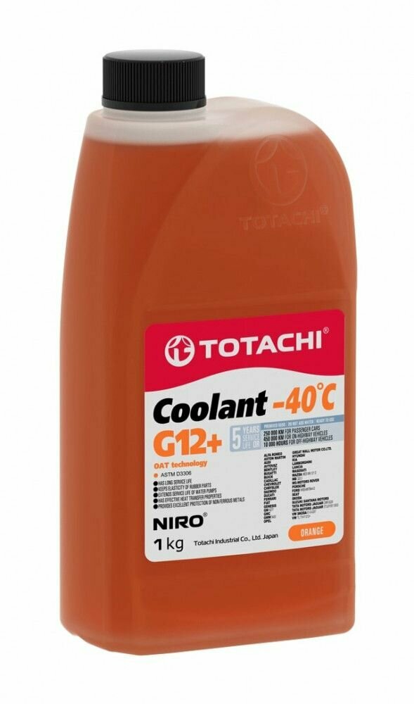 Антифриз TOTACHI NIRO Coolant Orange -40C G12+ 1 кг