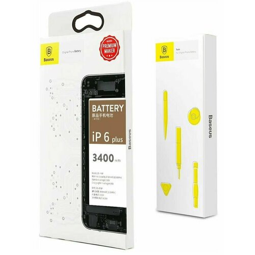 Аккумулятор Baseus 3400mah для Iphone 6 Plus ACCB-BIP6P 1790₽