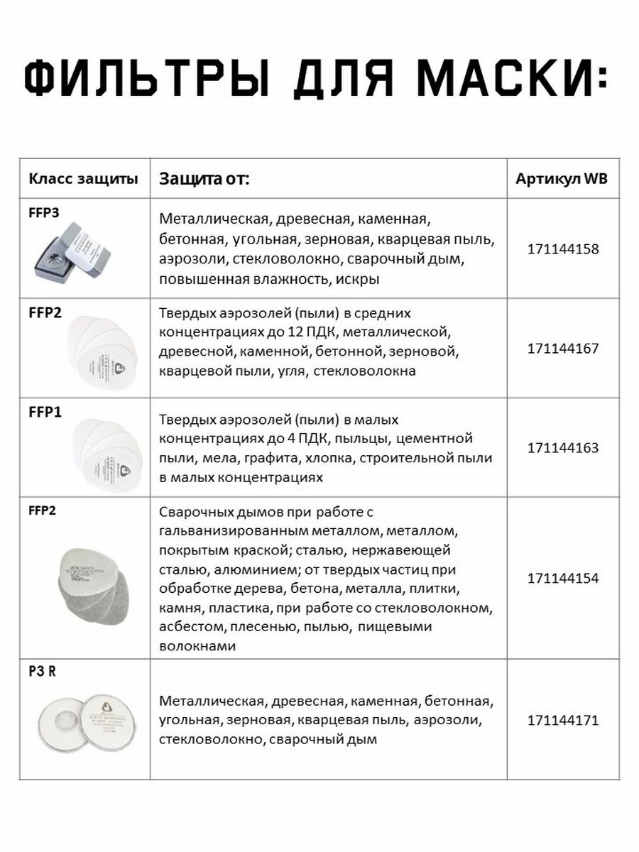 Полнолицевая маска Jeta Safety Jetasafety - фото №10