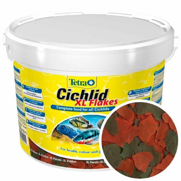 TetraCichlid XL Flakes 90 гр. 500 мл. корм для всех видов цихлид хлопья - фотография № 2