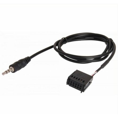 AUX кабель для Ford AUX для Ford Fiesta, Mondeo, Focus 2, Transit, Fusion Galaxy C-Max s-Max Tourneo 6000CD, 5000C, 6006CDC (фишка завод)