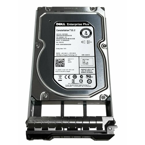 Жесткий диск Dell Enterprise Plus Constellation ES.2 3Tb 6G SAS 3,5 для СХД Equallogic жесткий диск seagate savvio 146gb 6g 15k sas 64mb 2 5 [st9146853ss]