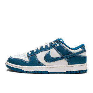 Кроссовки NIKE Dunk Low, размер 40 EU, синий, белый