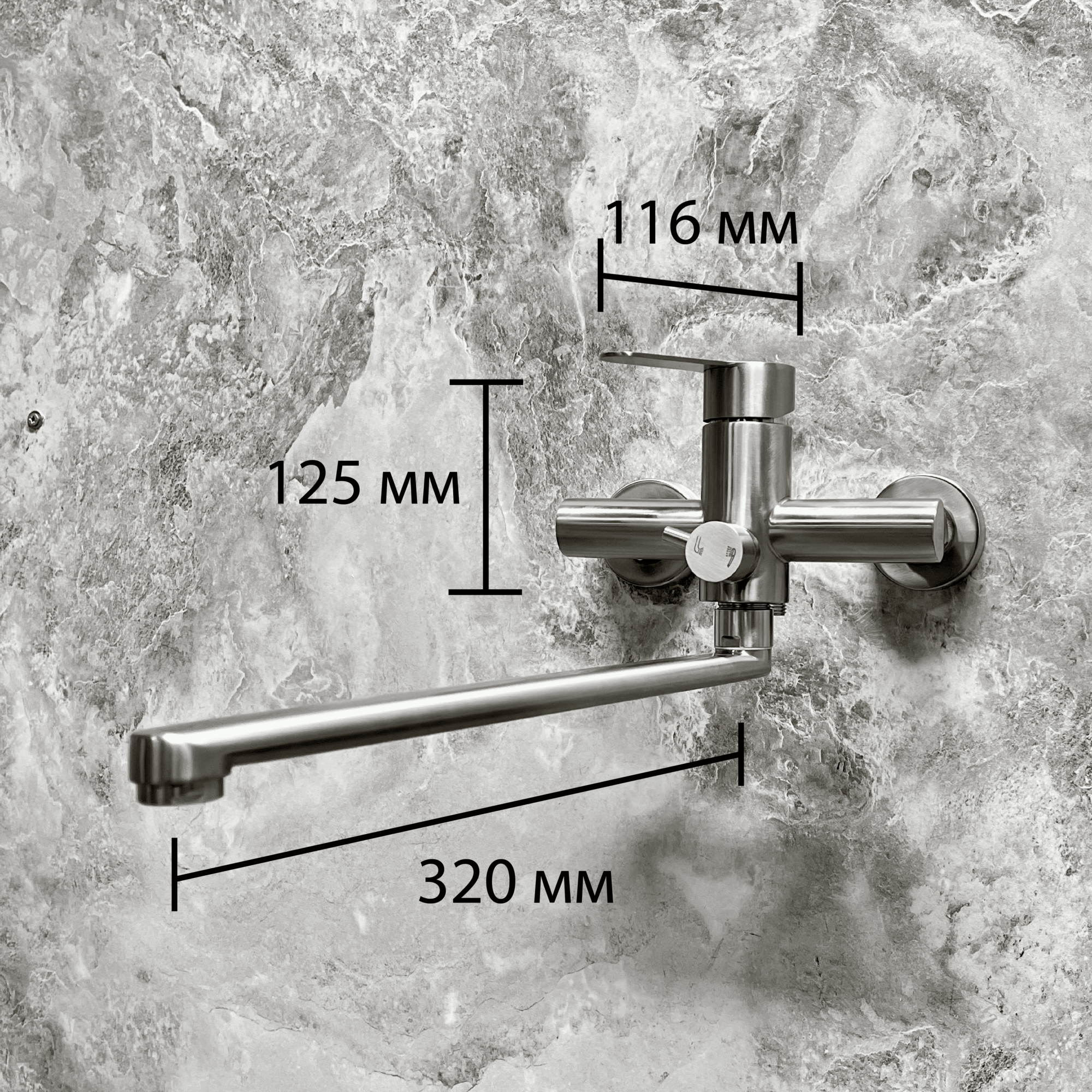 Смеситель Haiba HB22801 для ванны - фотография № 4