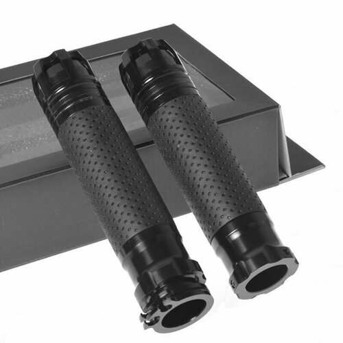 фото Ручки руля rizoma lux s-026 с грузиками 22 мм, черный