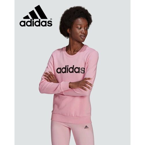 Свитшот adidas, размер S, розовый