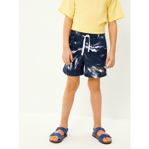 фото Шорты acoola, размер 98, белый, синий