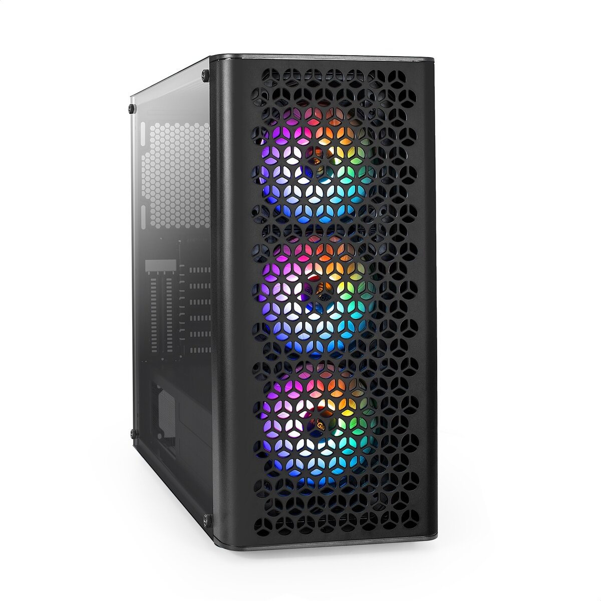 Компьютер CyberX - R75700G AMD Ryzen 7 5700G 3.8 ГГц/RAM 8 ГБ/SSD 256ГБ/HDD 1000ГБ/NVIDIA GeForce RTX 3050 8 ГБ