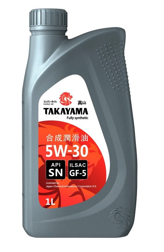 Синтетическое моторное масло Takayama 5W-30 SN/GF-5, 1 л