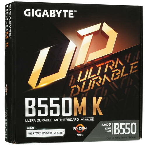 Материнская плата Gigabyte B550M K, Soc-AM4, AMD B550, mATX - фото №16
