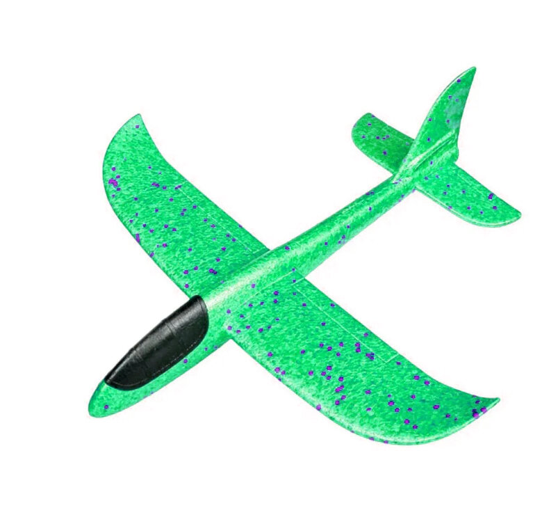 Самолет планер метательный (Планер большой 48 см зеленый)