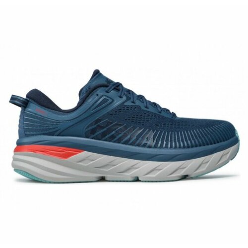 Кроссовки HOKA, размер 11 USA; 10,5 UK; 45 EUR; 29 см (примерно на российский 44*), синий кроссовки hoka размер 11 usa 10 5 uk 45 eur 29 см примерно на российский 44 синий