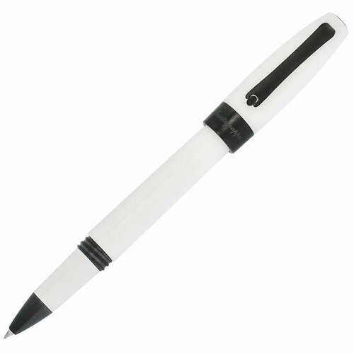 Ручка-роллер Montegrappa Fortuna White Ruthenium. Артикул FORT-WR-RB ручка роллер montegrappa ernest hemingway the writer silver артикул hem w rb