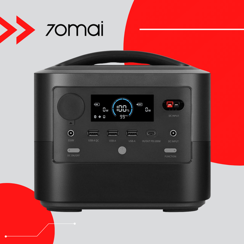 Зарядная станция 70mai Power Station Hiker 400 Black 4499000₽