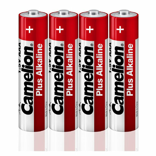 Батарейки алкалиновые (щелочные) CAMELION ALKALINE PLUS 12554, LR6, АА, 1.5В, 2700 мАч, упаковка 4шт батарейки camelion lr6 bp24