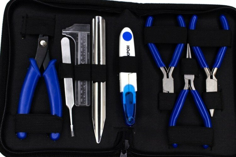 Набор из 8-и инструментов Микрон 190-120мм в чехле 32-227 1комплект