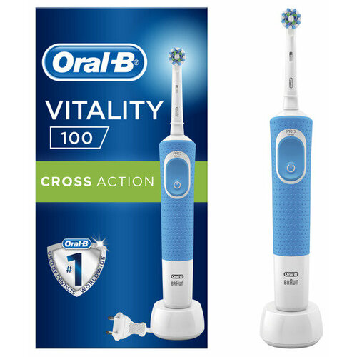 Электрическая зубная щетка Oral-B D1004131 синий 349000₽