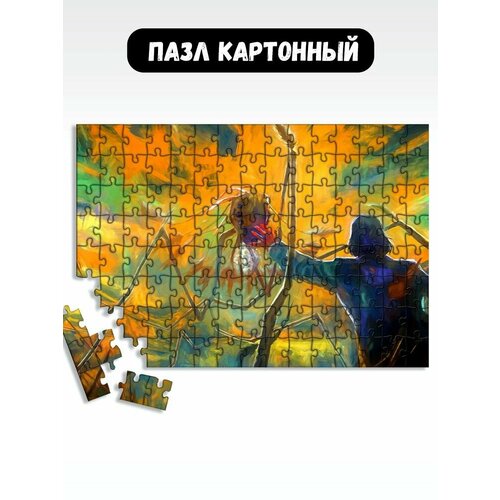 Пазл картонный 29x20 см игры диско элизиум - 18187