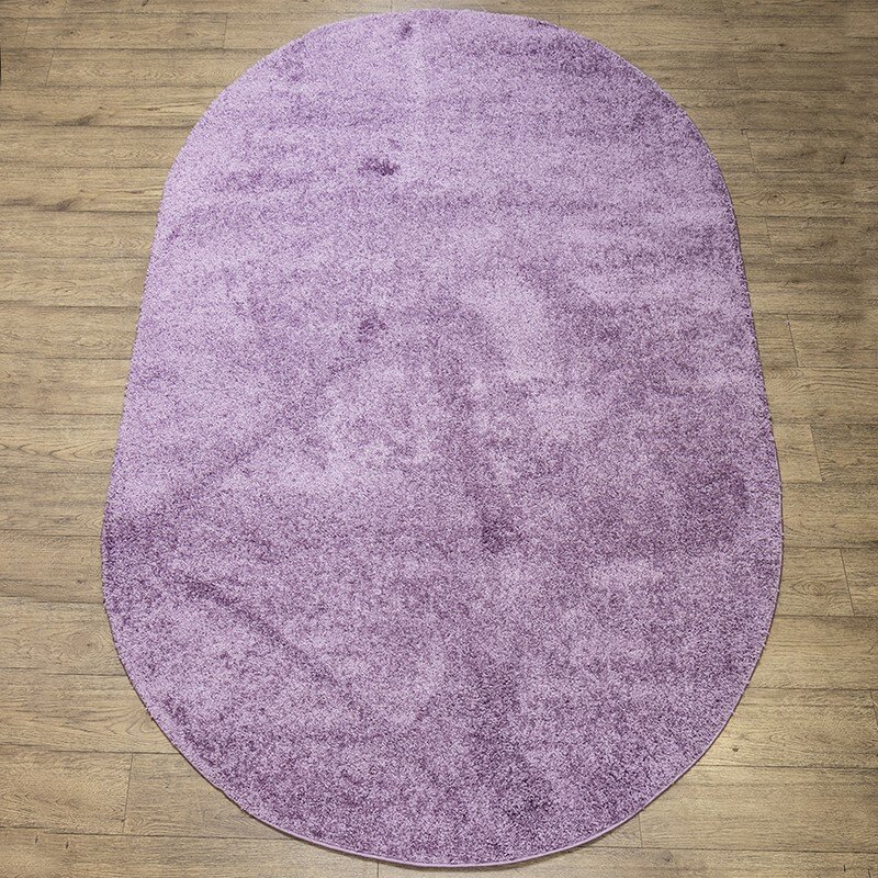 Ковер комнатный овальный 42809 49022 100х200 см с длинным ворсом с ворсом на пол интерьерный в прихожую в детскую в гостиную прикроватный