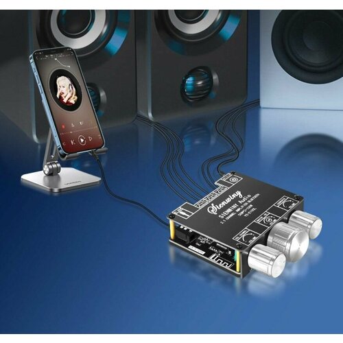 Аmplifier - усилитель мощности аудио для стационарных колонок компьютера авто машины наушников 1550₽