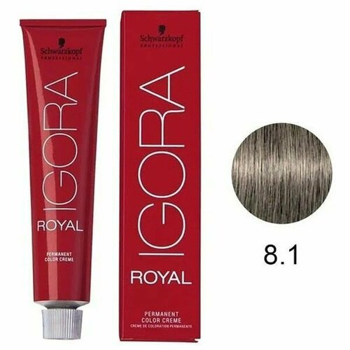 Schwarzkopf Краска-крем для волос Igora Royal 8-1 Светло-русый сандрэ