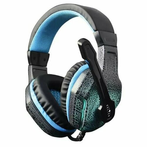 Наушники с микрофоном Oklick ZEUS HS-L400G черно-синие 18м мониторы оголовье NO-3000 LED 234000₽