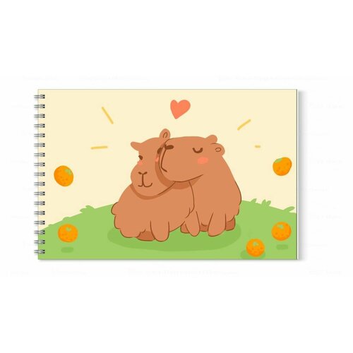 Альбом для рисования MIGOM А4 Капибара, Capybara - 0003
