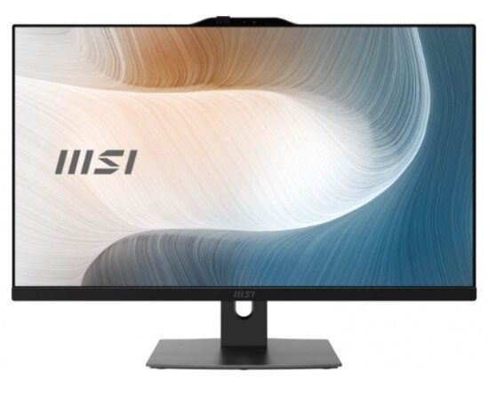 MSI Моноблок MSI Modern AM272P 12M-655RU 9S6-AF8211-655 (Core i7 1255U-1.70ГГц, 32ГБ, 1ТБ SSD, Iris Xe, 1ГБит LAN, WiFi, BT, 27.0 IPS 1920x1080, W11 Pro) черный + клавиатура + мышь