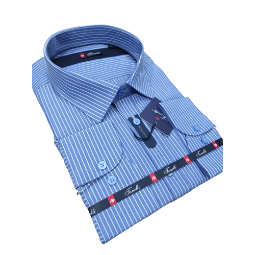 фото Рубашка tonelli, размер 3xl, голубой