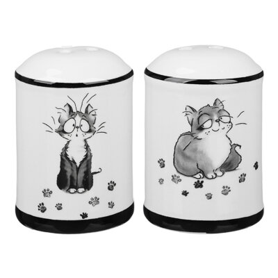 Millimi озорные коты набор для соли и перца 45х65см керамика