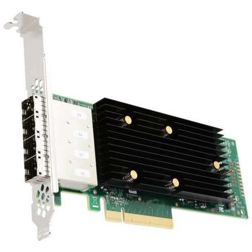 acd hba адаптер acd acd 9500 16e sgl pcie gen4 x8 lp tri mode sas sata nvme 12g hba 16port 4 extsff8644 3816 ioc 5 acd 9500 16e Плата контроллера Broadcom/LSI 9400-16e (05-50013-00) (PCI-E 3.1 x8, LP, External) Tri-Mode SAS/SATA/PCIe(NVMe) 12G, 16port (4*ext SFF8643), 1 year (05-50013-00)