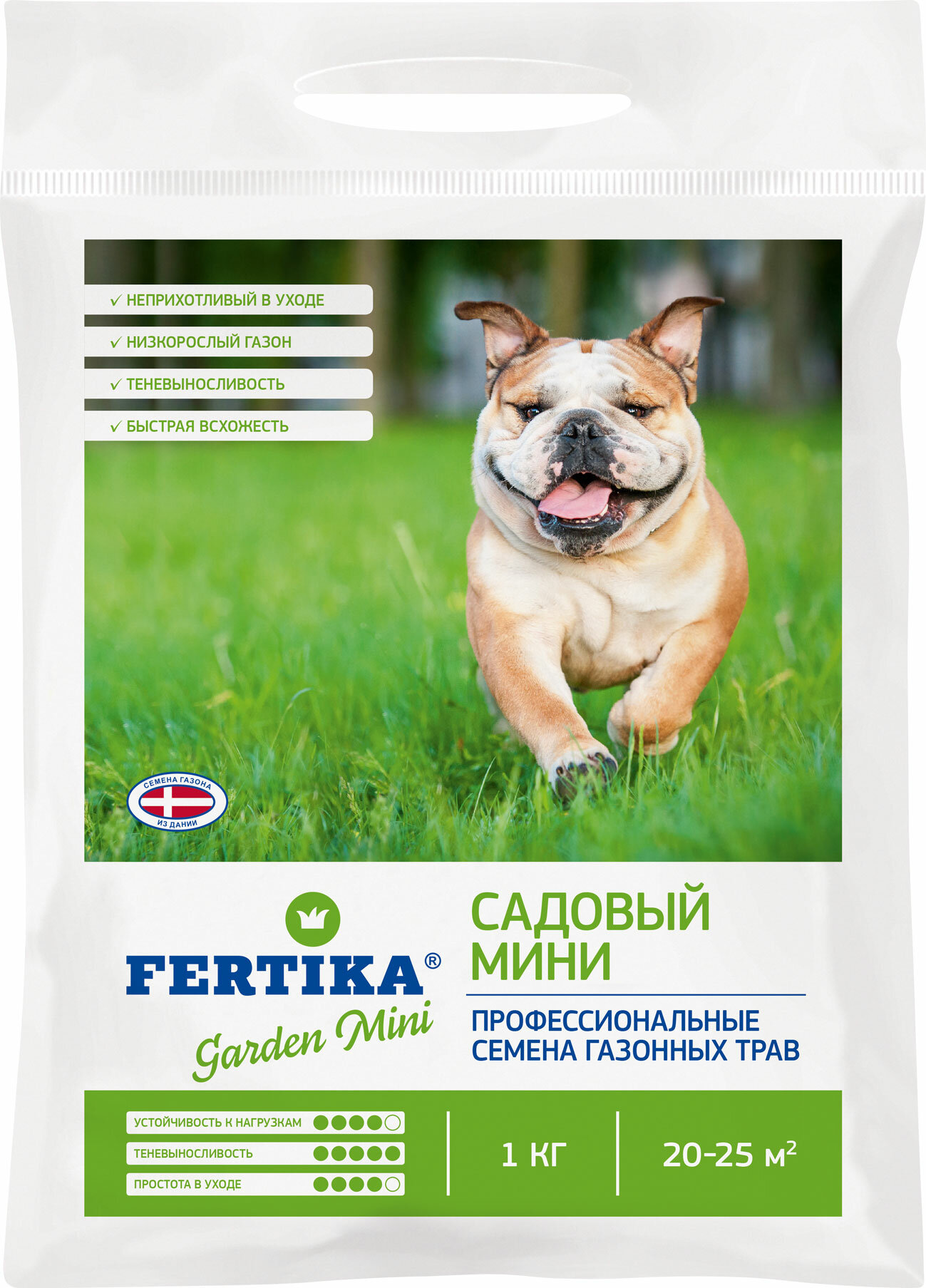 Изображение Семена травы Fertika (Фертика) Садовый мини, для газона, 1кг