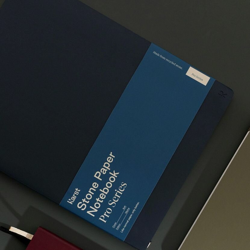 Stone Paper Burgundy Ежедневник B5 — фото 1