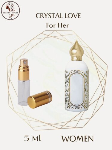 Изображение товара Духи парфюм Attar CRYSTAL LOVE For Her спрей 5 мл женские, восточные, гурманские
