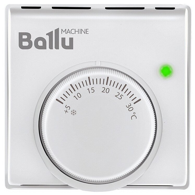 Термостат для инфр. обогревателя BALLU BMT-2 16А 220В t=+5…+30 °С 83x83x38 мм НС-1101652