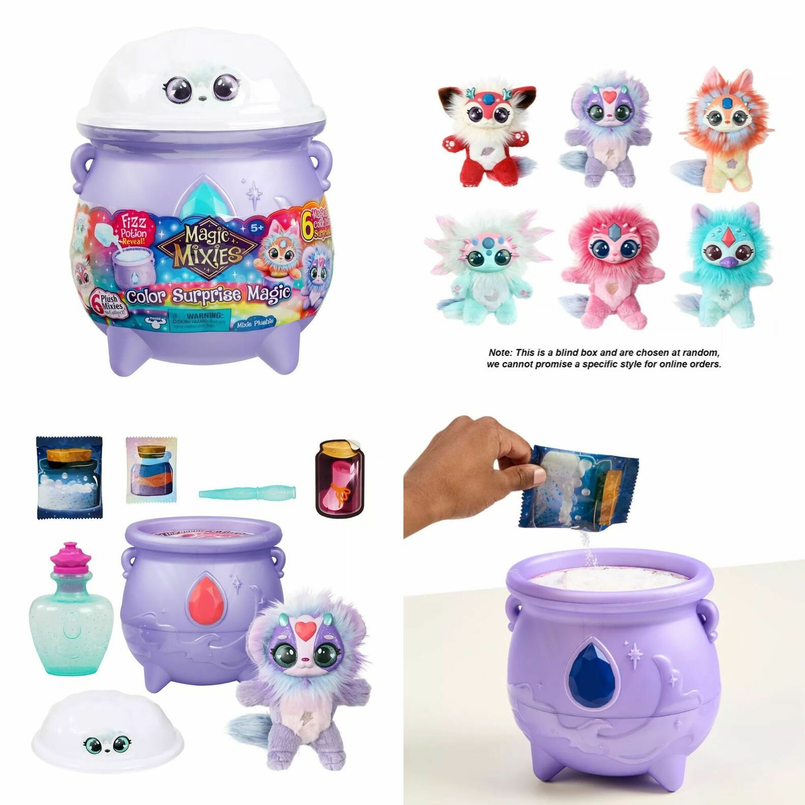 Средний магический котёл Magic Mixies Color Surprise Magic Cauldron Мэджик Миксис