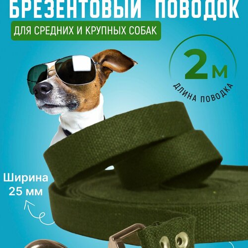 Брезентовый поводок для собак