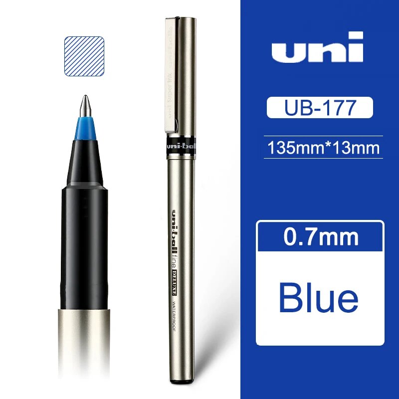 Ручка Uni-Ball Fine Deluxe 0,7 мм, Синий