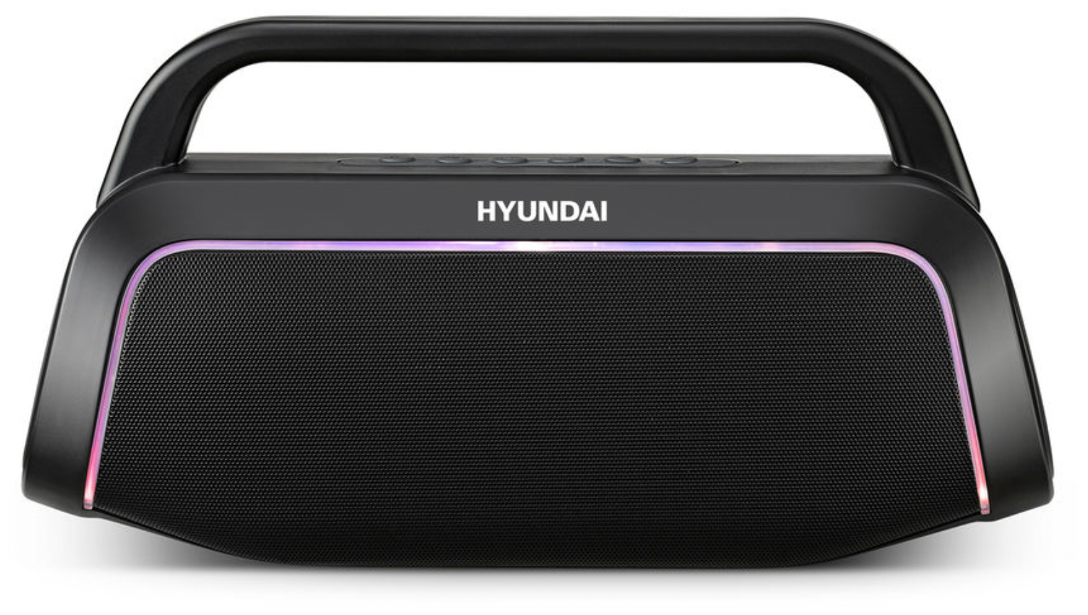 Портативная колонка HYUNDAI , 10Вт, черный - фото №7