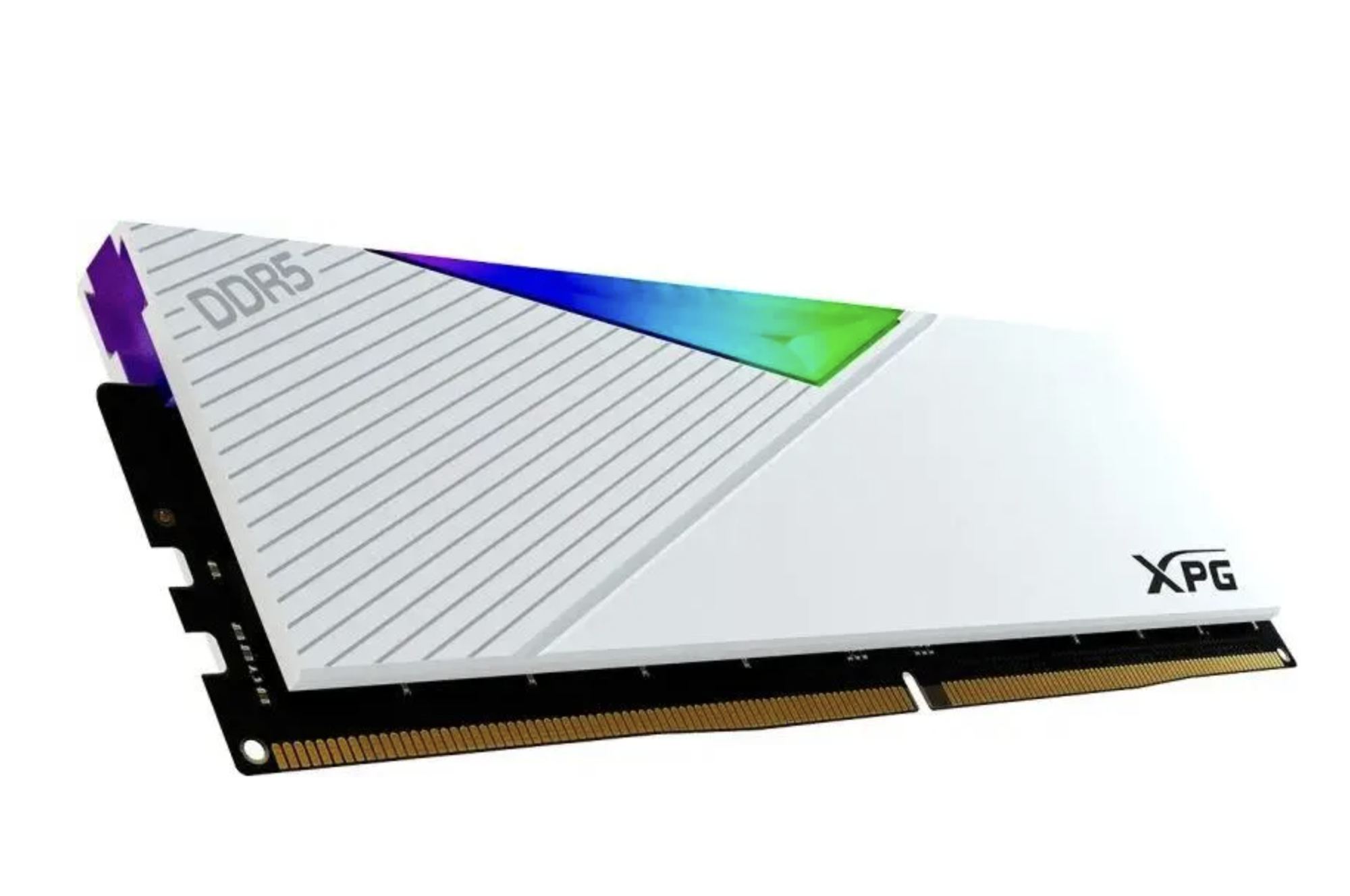 Игровой модуль памяти ADATA XPG Lancer AX5U6800C3416G-DCLARWH, DDR5, 6800МГц, CL34, RGB-подсветка — фото 1
